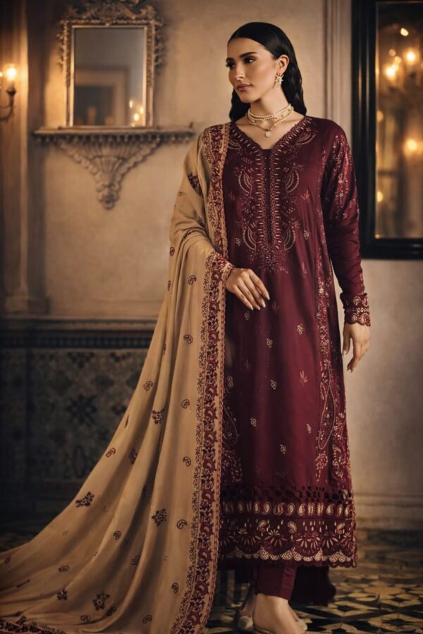 EMBROIDERED Danak 3 PCS (UNSTITCHED)