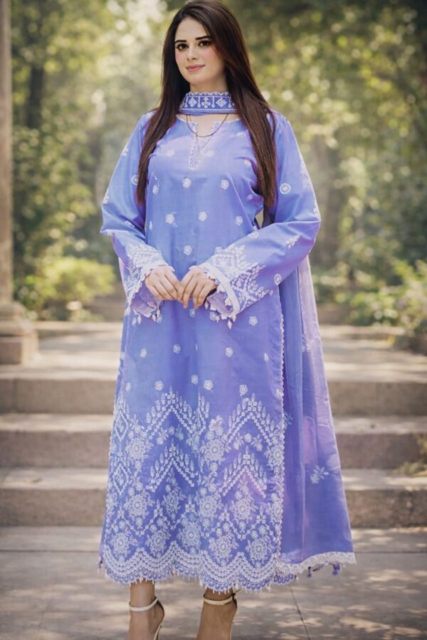 EMBROIDERED Danak 3 PCS (UNSTITCHED)