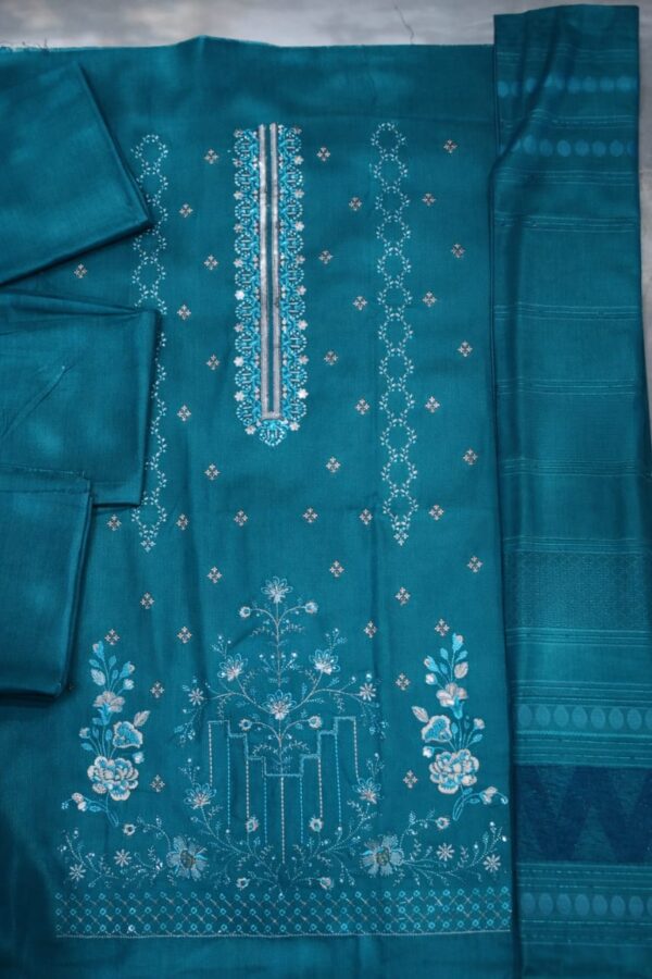 EMBROIDERED Khadder 3 PCS (UNSTITCHED)
