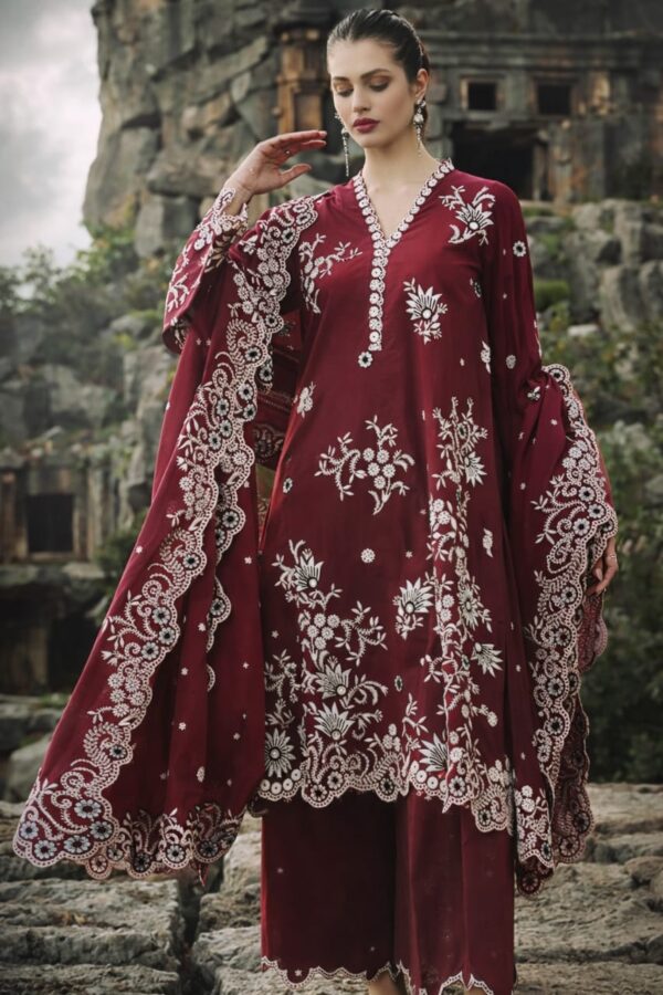 EMBROIDERED Danak 3 PCS (UNSTITCHED)